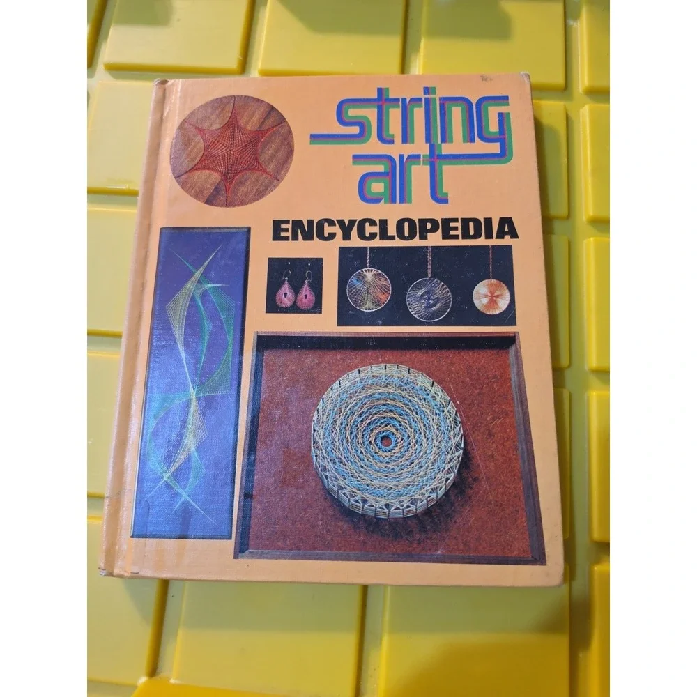 Vtg‎ 1976 STRING ART ENCYCLOPEDIA Sterling Pub HC ART REFERENCE Illus Crafts